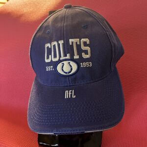 Vintage Indianapolis Colts NFL Gameday Hat Cap Adjustable 90's Drew Pearson NWT